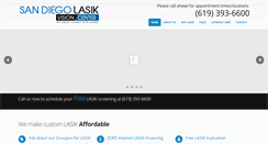 Desktop Screenshot of lasiksandiegoeye.com